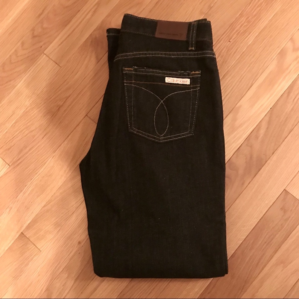 Calvin Klein Vintage Black Bootleg Jean - Picture 2 of 3